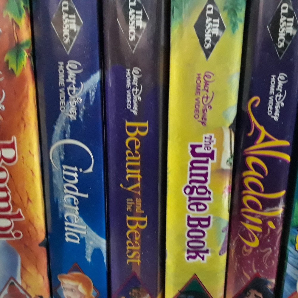 💯RARE!🦄Black diamond disney vhs tapes